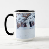 Cowboy Horse Drive | Hideout Ranch Shell, Wyoming Mok (Links)