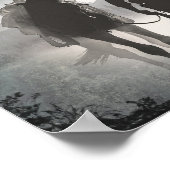 Cowboy Horse Silhouette Decoupage Poster (Hoek)