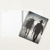 Cowboy Horse Silhouette Planner (Display)