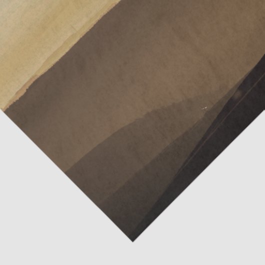 Cowboy Horse Sunset Silhouette Tissuepapier (Detail)