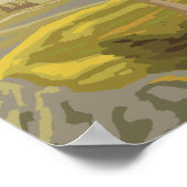 Cowboy & HorseMontanaVintage Travel Poster (Hoek)