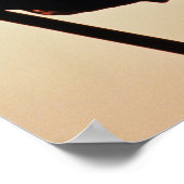 Cowboy houdster met sterren en strepen, silhouette poster (Hoek)