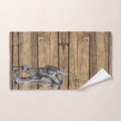 Cowboy, houtwaren bad handdoek (Handdoek)