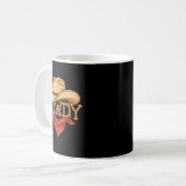 Cowboy Howdy Rope Hat Bandana Western Rodeo Design Koffiemok (Voorkant links)