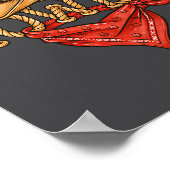 Cowboy Howdy Rope Hat Bandana Western Rodeo Design Poster (Hoek)