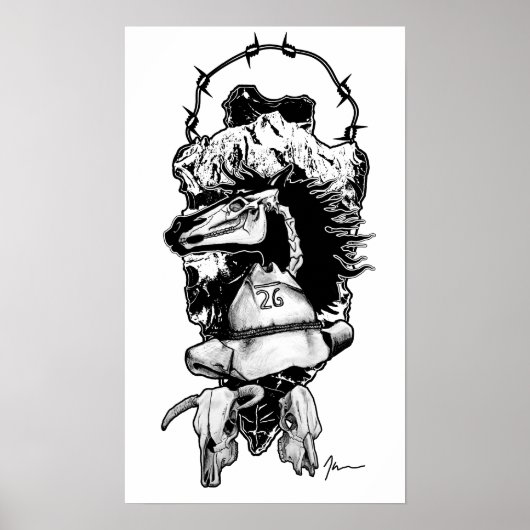 Cowboy Hunter Poster (Voorkant)