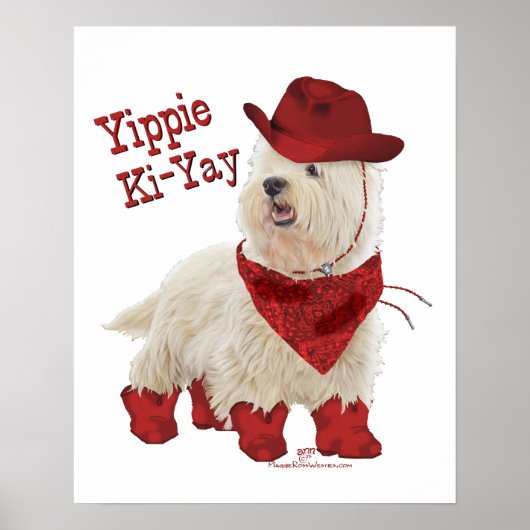 Cowboy in Boots Poster (Voorkant)