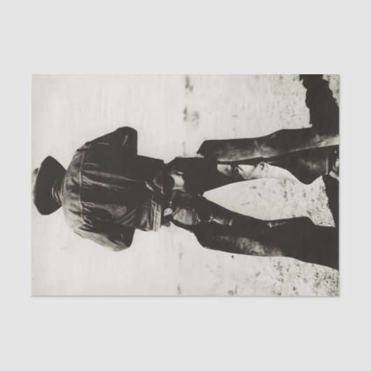  cowboy in Chaps Tissuepapier (Voorkant)