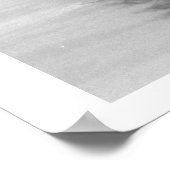 Cowboy in een vijver poster (Hoek)