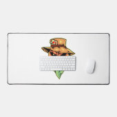 Cowboy in Halloween Bureaumat (Keyboard & Muis)