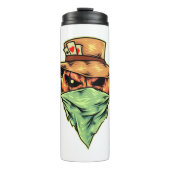 Cowboy in Halloween Thermosbeker (Voorkant)