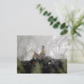 Cowboy in Winter Briefkaart (Staand voorkant)
