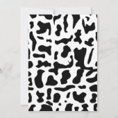 Cowboy Invitation Baby Boy Shower Oud Western Kaart (Achterkant)