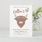 Cowboy Invitation | Uitnodiging Koe | WESTERN (Staand voorkant)