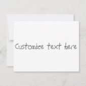 Cowboy Invite Kaart (Achterkant)