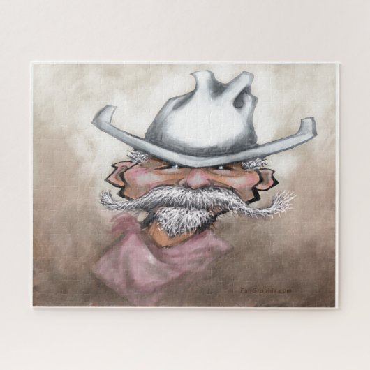 Cowboy Jigzaag Puzzle Legpuzzel (Horizontaal)