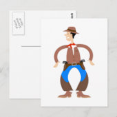 Cowboy Joe Briefkaart (Voorkant / Achterkant)
