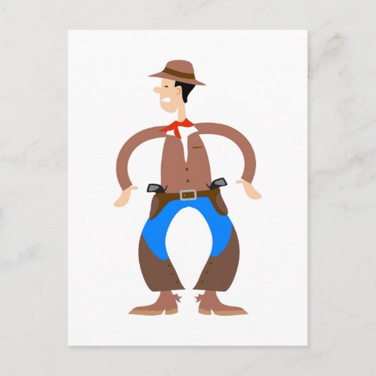 Cowboy Joe Briefkaart (Voorkant)
