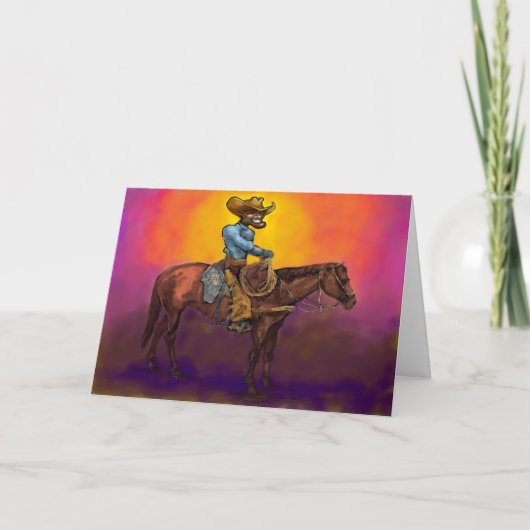 Cowboy Kaart (Voorkant)