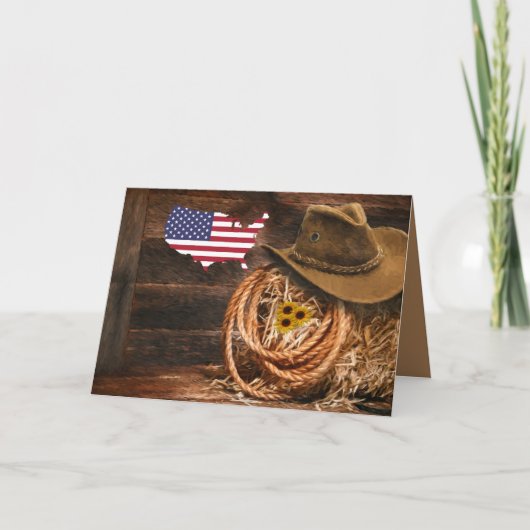 Cowboy Kaart (Voorkant)