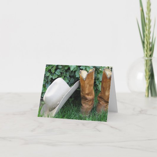 Cowboy Kaart (Voorkant)