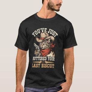 Cowboy Kat Grappige Western Meme T-shirt