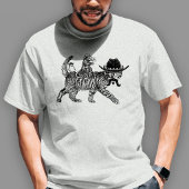 Cowboy Kat Ridit Rat Western Lijn T-shirt