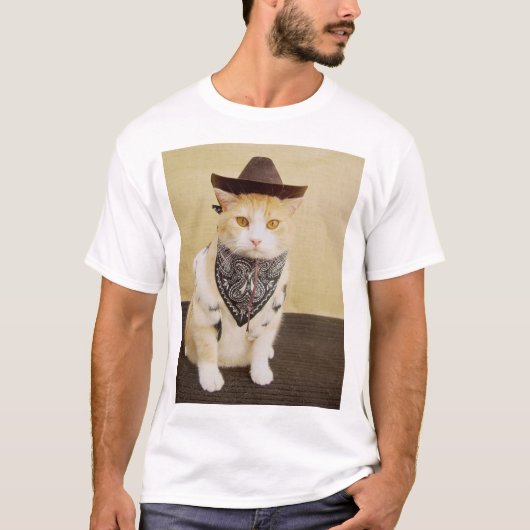 Cowboy Kat T-shirt (Voorkant)