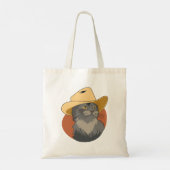 Cowboy Kat Tote Bag (Achterkant)