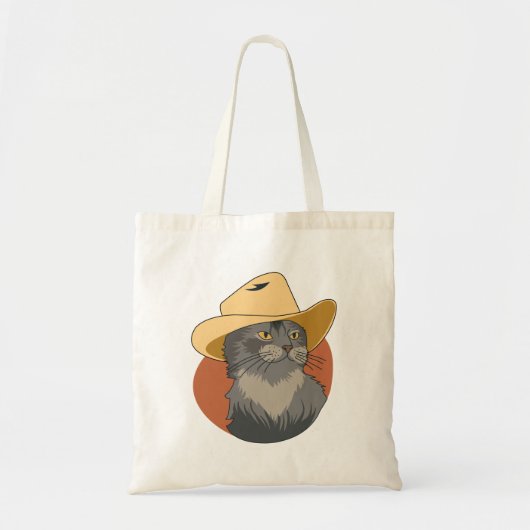 Cowboy Kat Tote Bag (Voorkant)