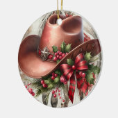 Cowboy Keramisch Ornament (Links)