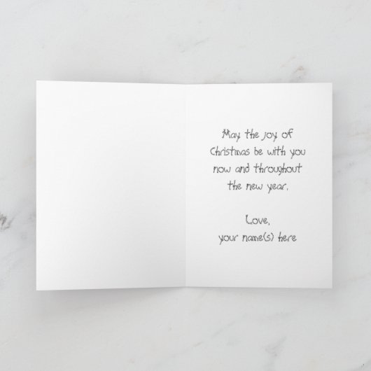 Cowboy kerst, Bucking van NC Wyeth Feestdagen Kaart (Binnen)