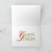 Cowboy kerst feestdagen kaart (Binnen)