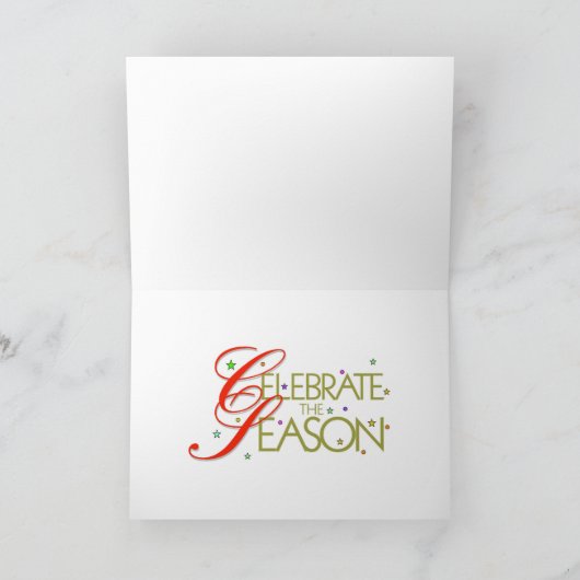 Cowboy kerst feestdagen kaart (Binnen)