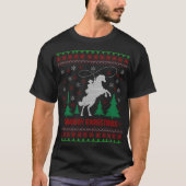 Cowboy kerst t-shirt (Voorkant)