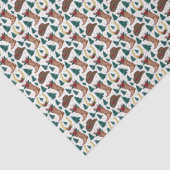 Cowboy Kerst Tissue Papier (Detail)