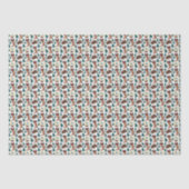 Cowboy Kerst Tissue Papier (Voorkant)