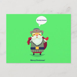 Cowboy Kerstkaart Briefkaart