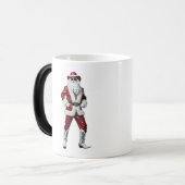 Cowboy Kerstman Magische Mok (Voorkant links)