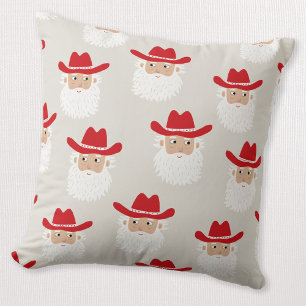 Cowboy Kerstman Western Kerstmis Kussen