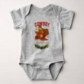 Cowboy Kerstmis Romper (Voorkant)