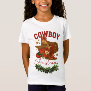 Cowboy Kerstmis T-shirt