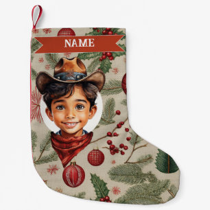 Cowboy Kerstsok Kleine Kerstsok
