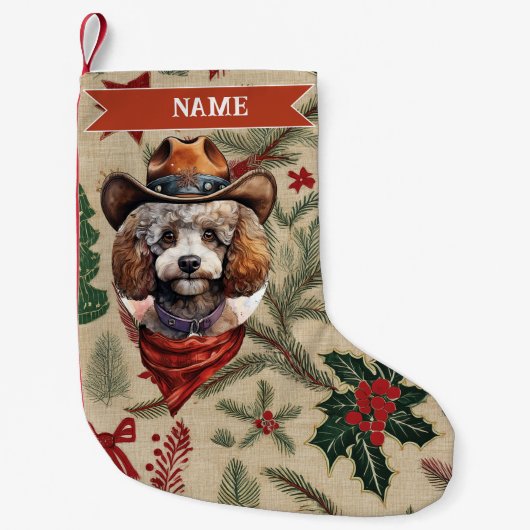 Cowboy Kerstsok Kleine Kerstsok (Voorkant)