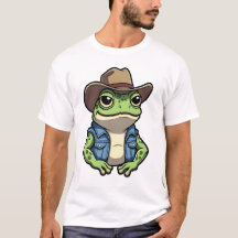 Cowboy Kikker in Denim Vest