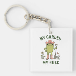 Cowboy Kikker Tuinieren Mijn Tuin Mijn Regel Sleutelhanger