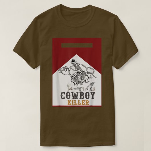 Cowboy Killer  Style Cowboy Skeleton T-shirt (Design voorkant)
