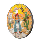 Cowboy kind dartbord (Voorkant Rechts)