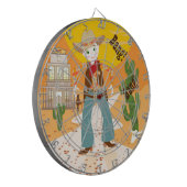 Cowboy kind dartbord (Voorkant Links)