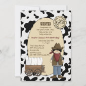 Cowboy Kind Invitation Kaart (Voorkant)
